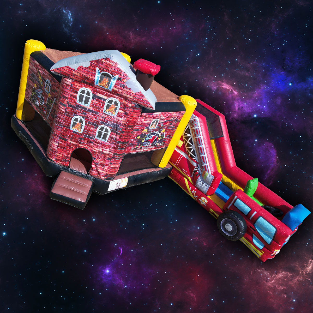 Burning Building Bouncer Slide